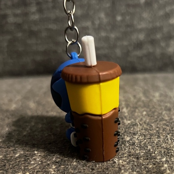 Stitch with Boba Coffee Cup 2” Keychain - Picture 3 of 5